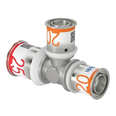 Uponor Unipipe Press Tee S-Press PLUS - 25mm, 20mm, 20mm