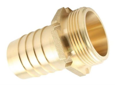 V SK Hose nozzle brass nipple BSPP - 19mm, 3/4"