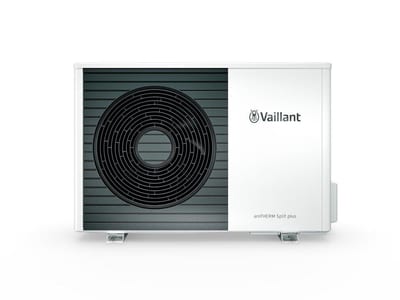 Vaillant aroTHERM Split Plus Heat pump air/water outdoor unit - 2,12 - 5,12kW, 5.31kW, 4.89kW, A+++, 3, 1, Fexibetl, 1/2 x 1/4", VWL 55/8.2 AS 230V S2