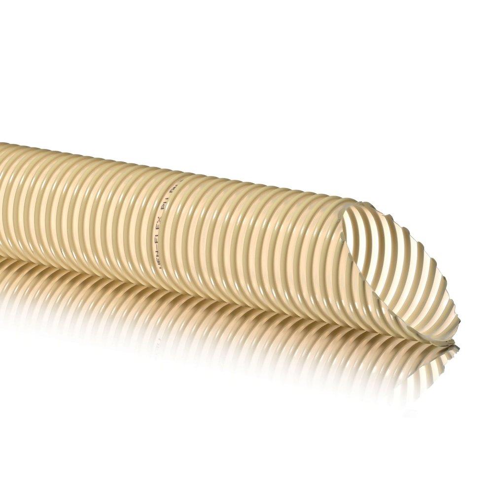 Venflex Exhaust Hose PU/PVC - 50mm, 75°C, 0.3bar, 3.2mm
