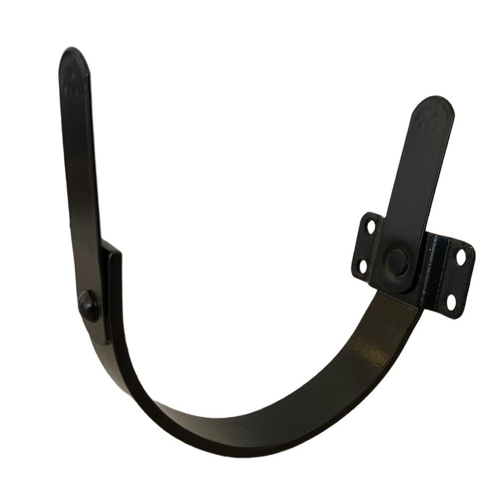 Vestjydsk Fitting Console Gutter Bracket 1/2 round anthra - 11", Konsol, 5mm, Zinc, 25mm