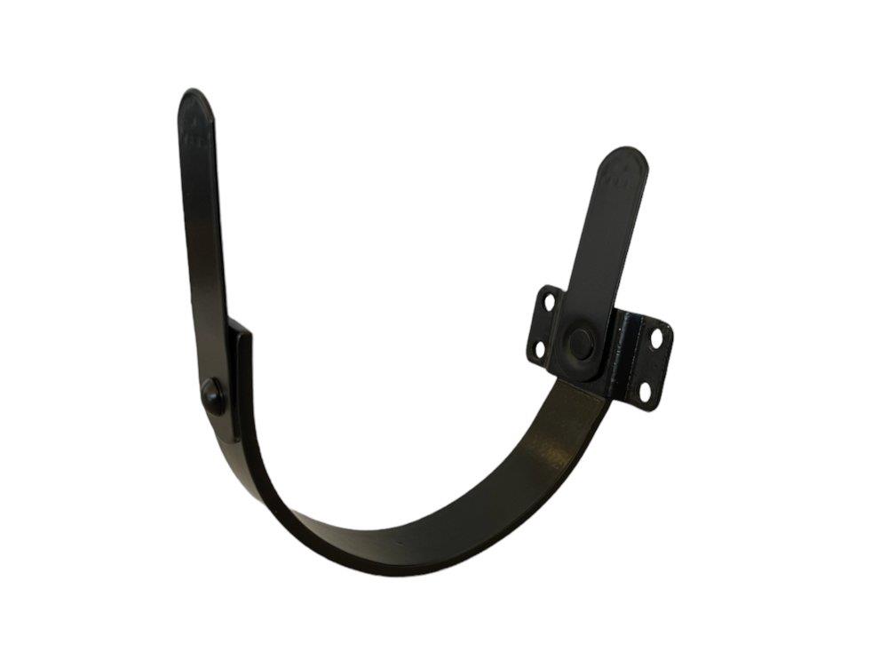 Vestjydsk Fitting Console Gutter Bracket 1/2 round anthra - 285mm, 11", Konsol, Zinc, 4mm, 60mm