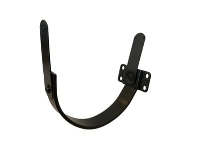 Vestjydsk Fitting Console Gutter Bracket 1/2 round anthra - 285mm, 11", Konsol, Zinc, 4mm, 60mm