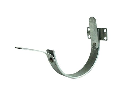 Vestjydsk Fitting Console Gutter Bracket 1/2 round galvanized - 280mm, 11", Konsol, 4mm, Zinc, 25mm
