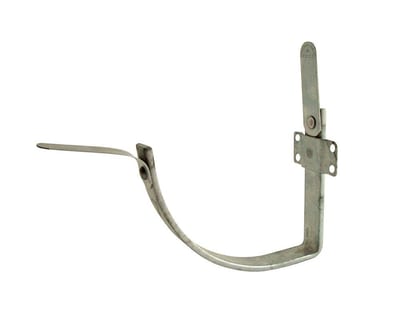 Vestjydsk Fitting Console Gutter Bracket 1/4 round galvanized - 415mm, 14", Konsol, Zinc, 5mm, 25mm