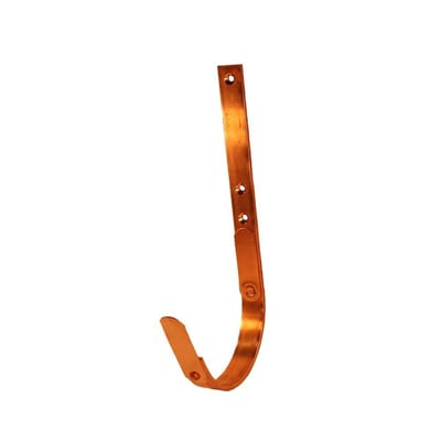 Vestjydsk Fitting Gutter Bracket 1/2 round copper - 280mm, 11", short, 5mm, 25mm