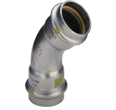 Viega CuNiFe Seapress Bend - 35mm, 35mm, 45° 10284047