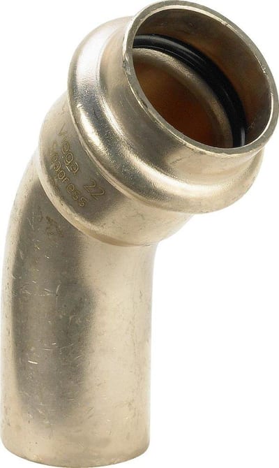 Viega CuNiFe Seapress Bend - 35mm, 35mm, 45° 10284049