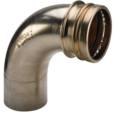 Viega CuNiFe Seapress Bend - 88.9mm, 88.9mm, 90°