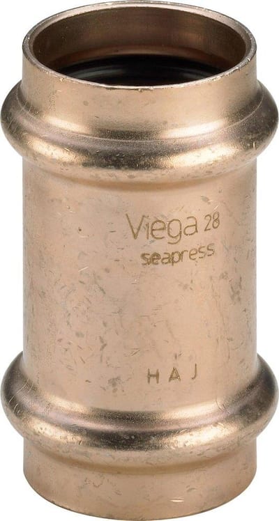 Viega CuNiFe Seapress Double Socket - 42mm, 42mm