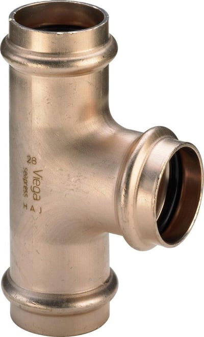 Viega CuNiFe Seapress T-Piece - 54mm, 54mm, 54mm