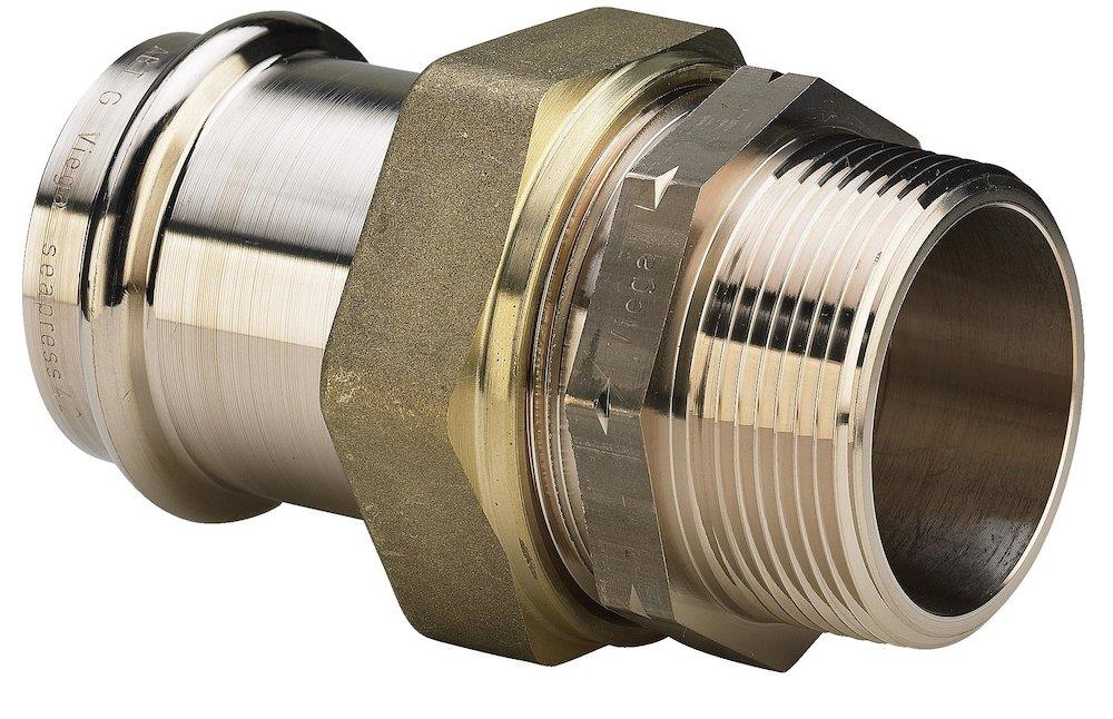 Viega CuNiFe Seapress Transition fitting - 15mm, 1/2"