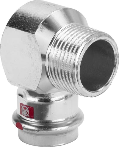 Viega Prestabo Angle Nipple - 3/4", coupling, 22mm