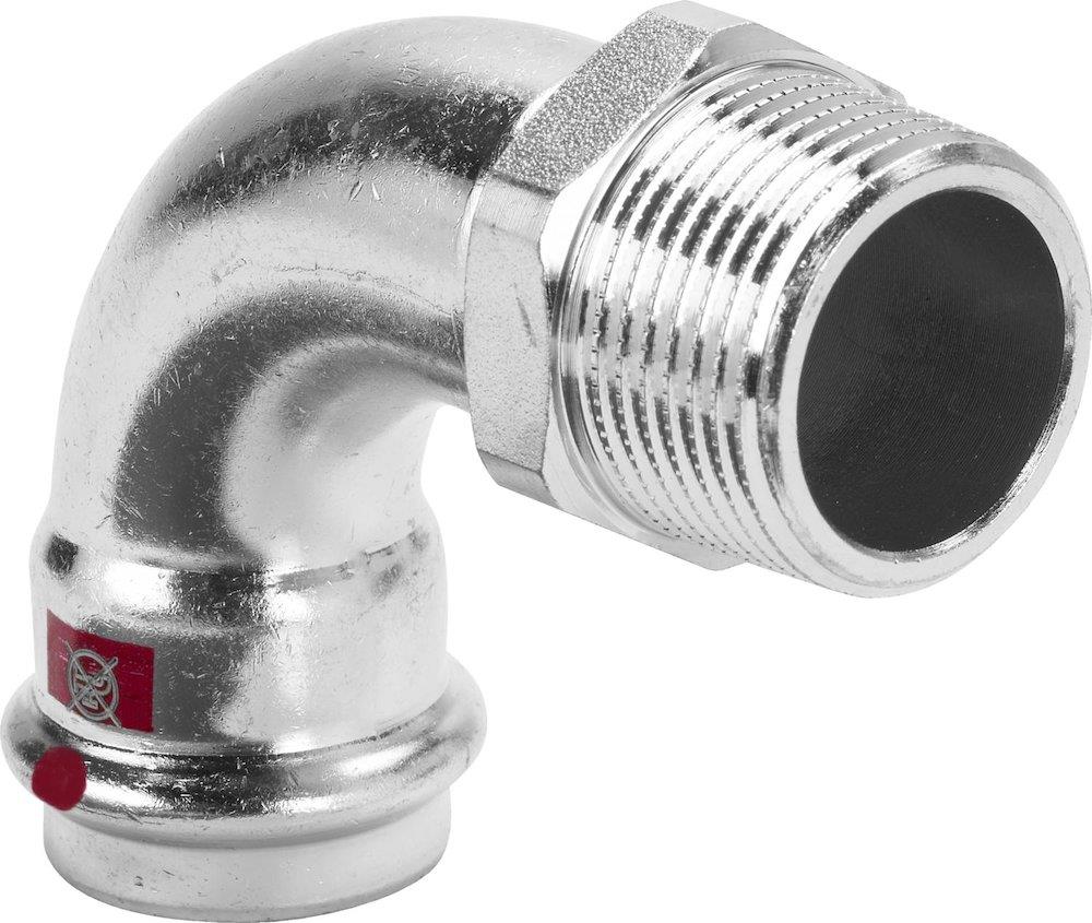 Viega Prestabo Bend Nipple - 1/2", coupling, 15mm