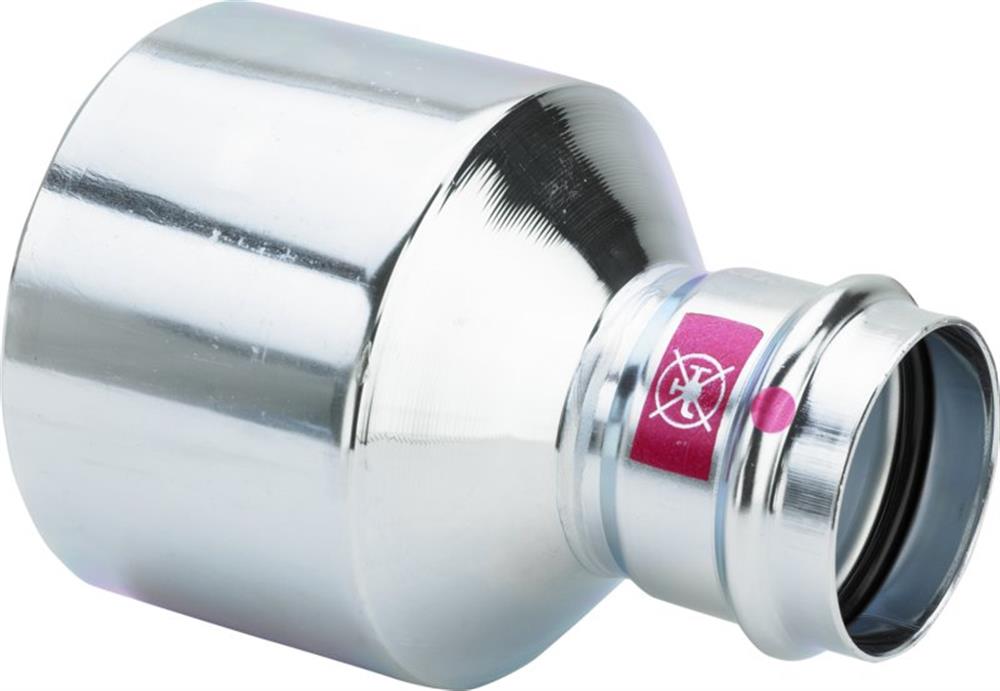 Viega Prestabo Reduction socket/nipple - 76.1mm, 54mm