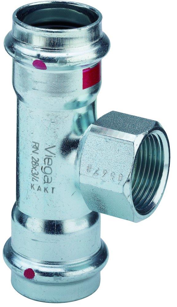 Viega Prestabo T-Piece - 28mm, 28mm, 1/2"