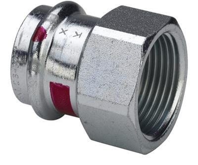 Viega Prestabo Transition Socket coupling - 3/4", coupling, 22mm
