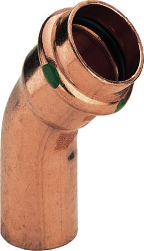 Viega Profipress Bend - 35mm, 35mm, 45°, coupling/nipple
