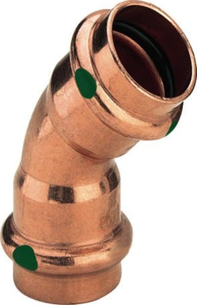 Viega Profipress Bend - 54mm, 54mm, 45°, coupling/coupling