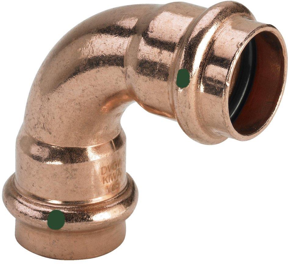 Viega Profipress Bend - 54mm, 54mm, 90°, coupling/coupling