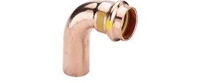 Viega Profipress Gas Bend - 15mm, 15mm, 90°, coupling/nipple