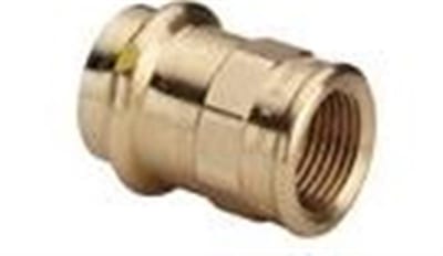 Viega Profipress Gas Transition Socket - 3/4", 18mm, coupling/coupling