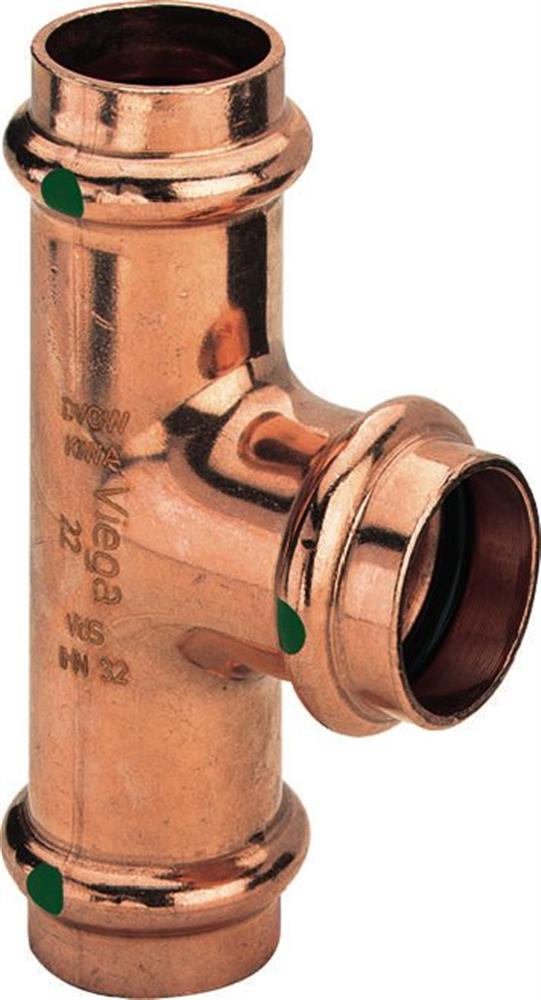 Viega Profipress Tee - 22mm, 15mm, 22mm