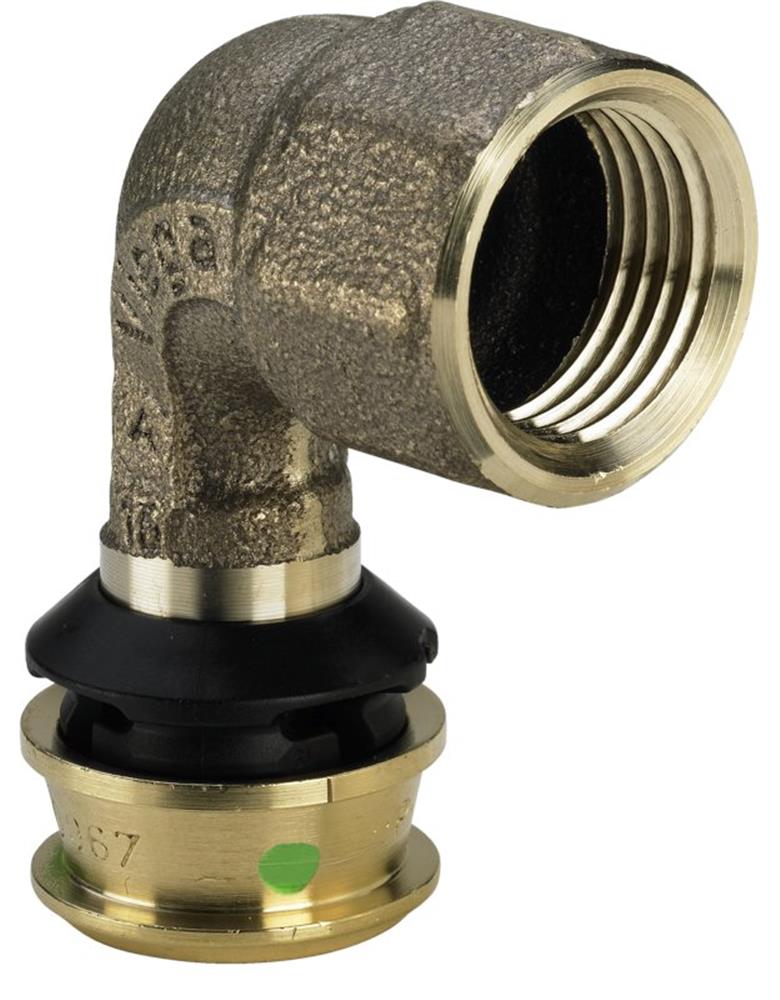Viega Raxofix Press Bend - 20mm, 1/2", coupling, 90°, coupling