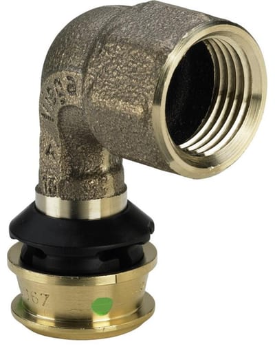 Viega Raxofix Press Bend - 20mm, 3/4", coupling, 90°, coupling