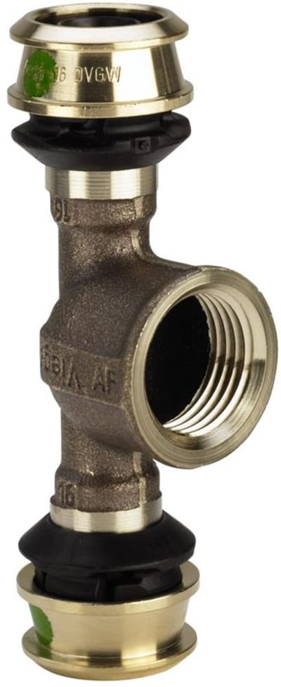 Viega Raxofix Tee - 32mm, 32mm, 3/4"