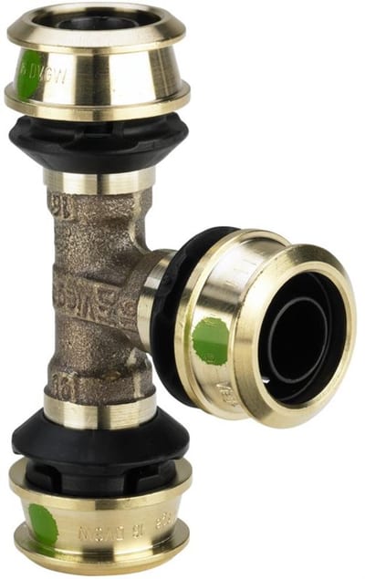 Viega Raxofix Tee - 40mm, 40mm, 32mm