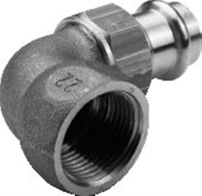 Viega Sanpress Inox Angle Screw Connection coupling/coupling - 28mm, 1", 90°