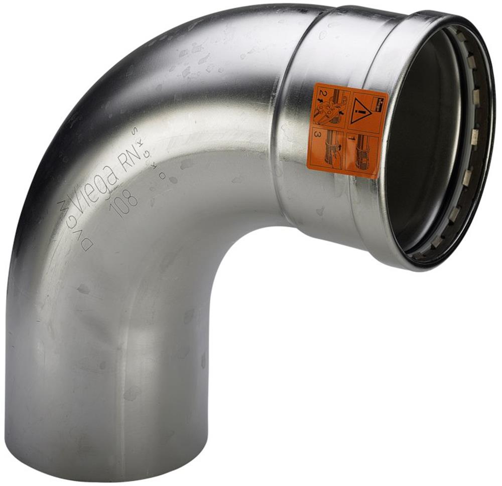 Viega Sanpress Inox Bend - 108mm, 90°
