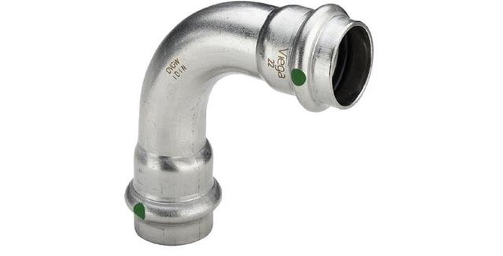 Viega Sanpress Inox Bend - 64mm, 90° 1259902