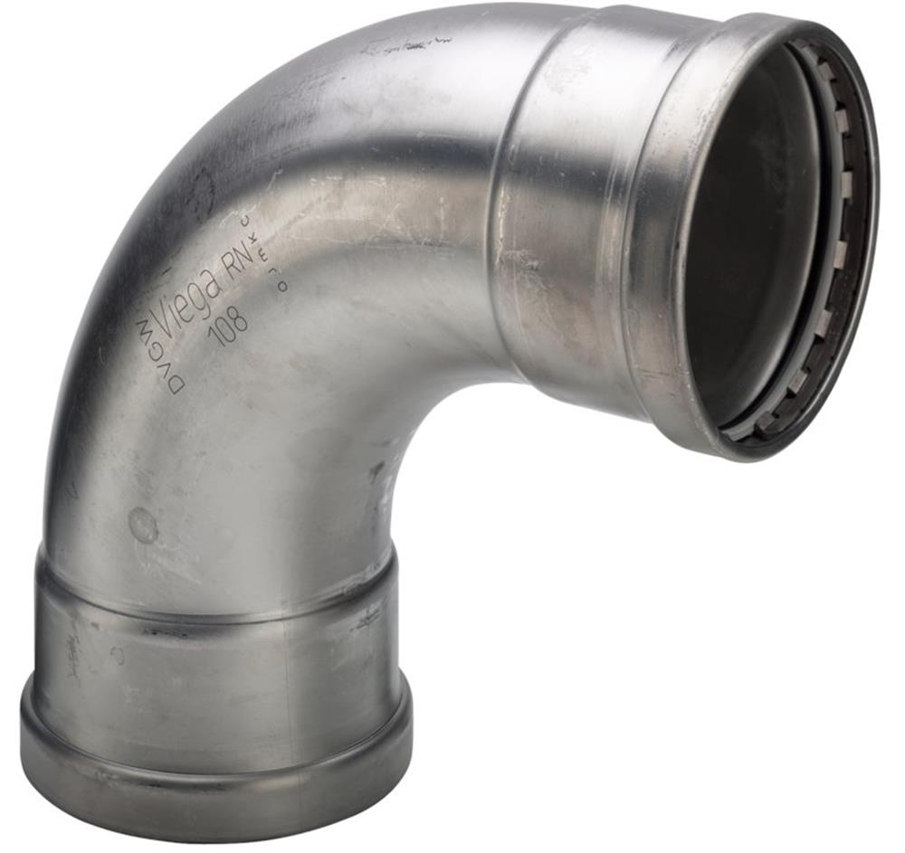 Viega Sanpress Inox Bend - 88.9mm, 90° 2463891