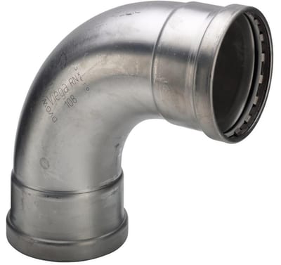 Viega Sanpress Inox Bend - 88.9mm, 90° 2463891