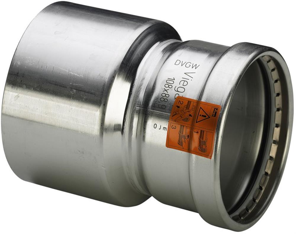 Viega Sanpress Inox Reduction - 88.9mm, 76.1mm