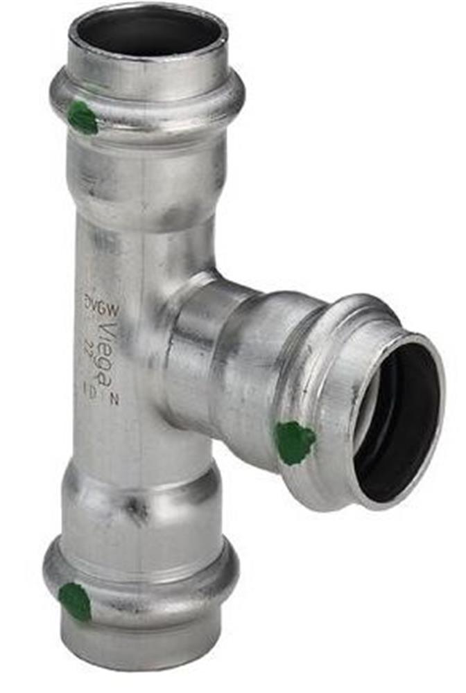 Viega Sanpress Inox T-Piece - 42mm, 42mm, 42mm, 3PCS
