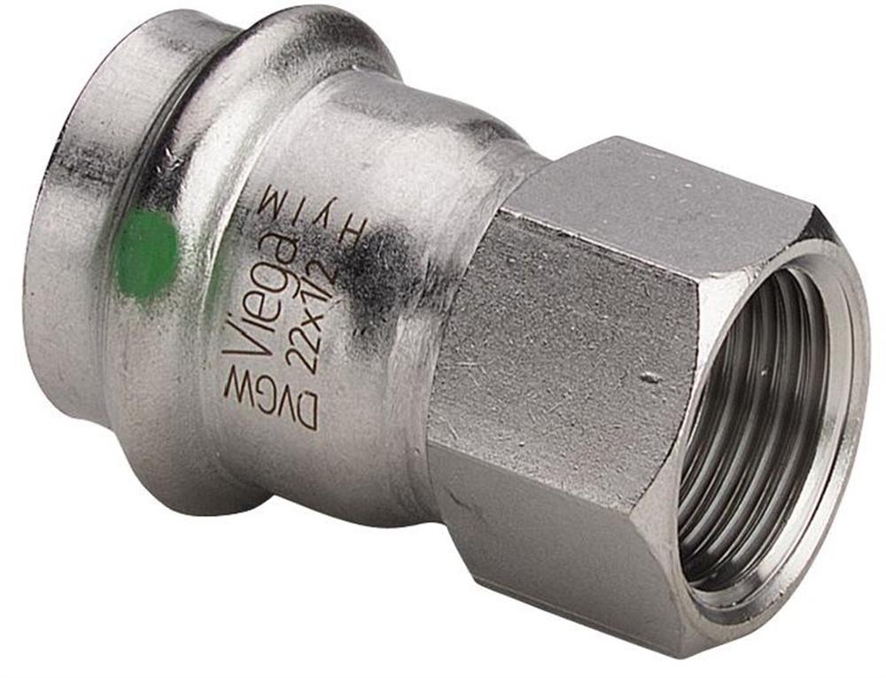 Viega Sanpress Inox Transition Socket - 22mm, 1"