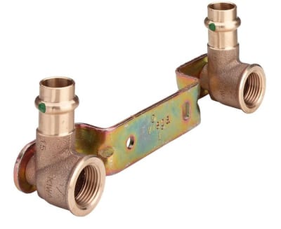 Viega Sanpress Mounting Unit - 15mm, 1/2", coupling/coupling