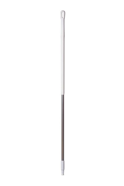 Vikan 29375 Handle with thread white - 1500mm, 31mm, Aluminium