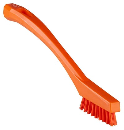 Vikan 44017 Detail Brush orange - 205mm, 20mm, Very stiff