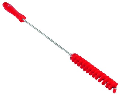 Vikan 53764 Tube Brush red - 500mm, 20mm, Medium
