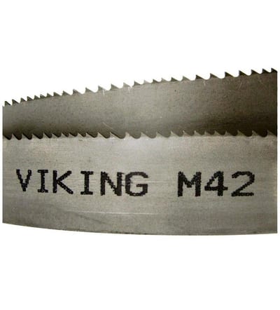 Viking Bandsaw Blade - 20mm, HSS M42 8% COBALT, 0,9, 0,9mm, HAJ 3 TPI, 2110mm
