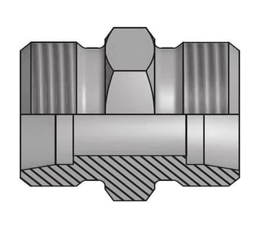 Vitillo AME Reducer Connector steel zinc/nickel light - 22mm, 18mm, 160bar