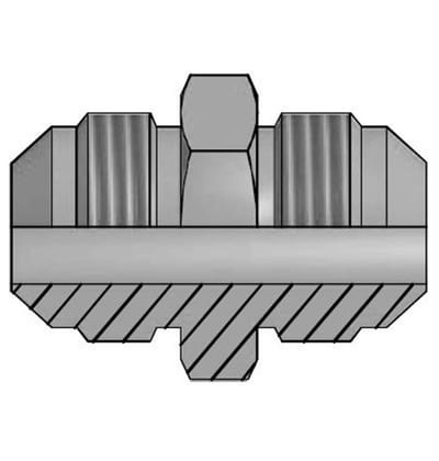Vitillo AMJ Straight Connector steel zinc/nickel JIC - 16mm, 16mm, 240bar