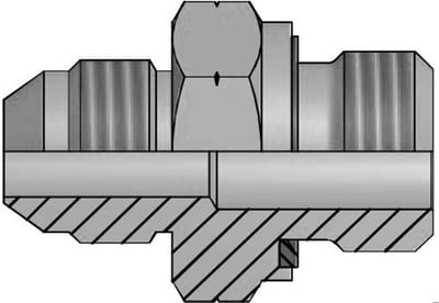 Vitillo AMJ Straight Insertion steel zinc/nickel JIC/metric - 12mm, M16X1.5, 240bar