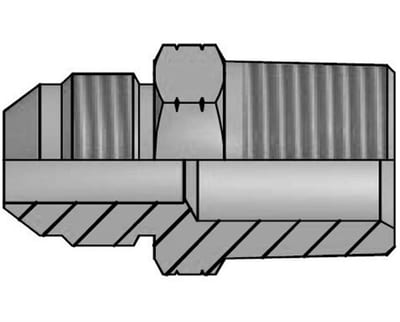 Vitillo AMJ Straight Insertion steel zinc/nickel JIC/NPT - 1 1/4", 30mm, 170bar
