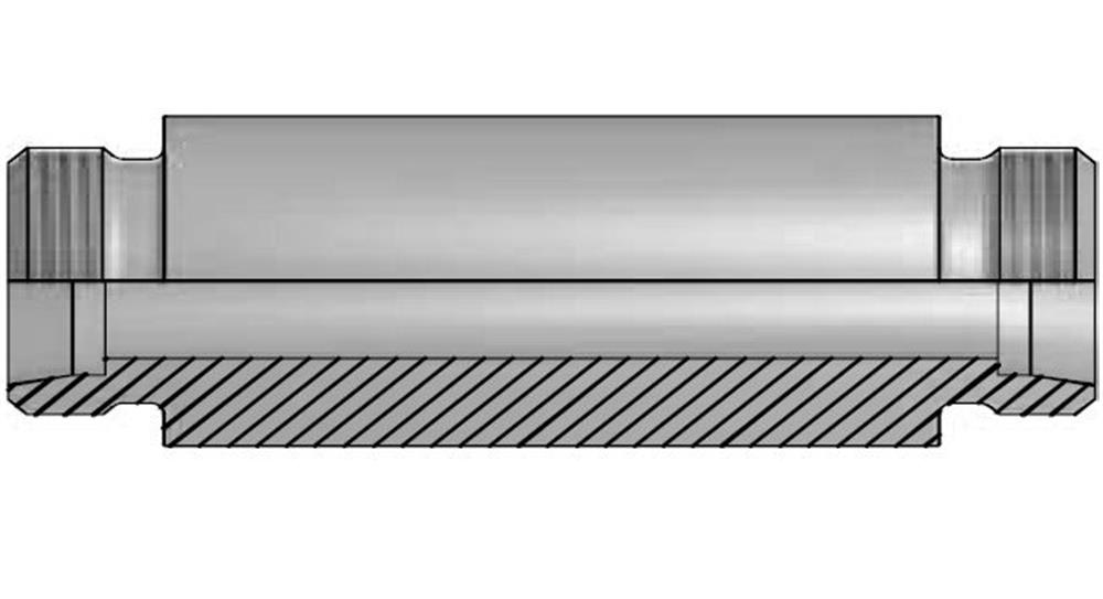Vitillo APM Weld Bulkhead Fitting steel - 30mm, 30mm, 400bar