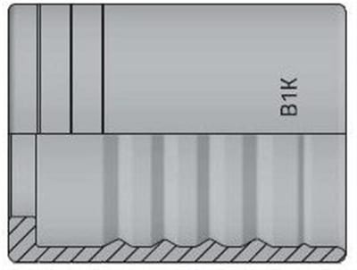 Vitillo B1K Cap steel zinc/nickel - 3/8", 1SC, SLIM, R17, R7, R6 1TE, 2TE, Tekno R7